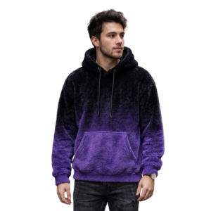 hoodie de felpa con degradado