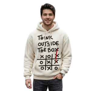 graphic plush hoodie unisex