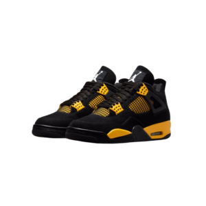 zapatos negro con amarillo jordan´s