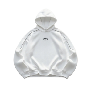 hoodie oversized blanco