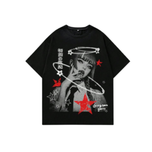 camiseta boxi fit negra