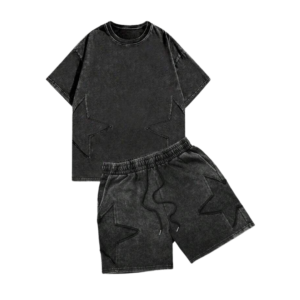 oversized two piece set gris oscuro