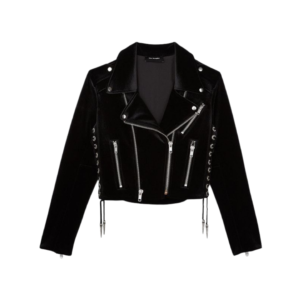 chaqueta negra corta